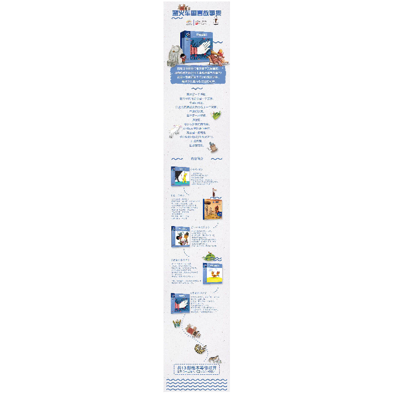 正版 蓝火车寓言故事集(全13册) (西)诺拉·伊尔博(NoraHilb)等高清大图