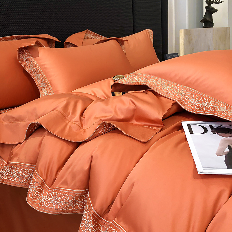 安居先森D1613 100支高支新疆长绒棉ANJU250688罗伊威四件套(计价单位:套)高清大图