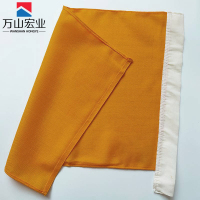 万山宏业 宣传指挥警示旗面 防护旗(黄色50*37cm)FHQ17/个