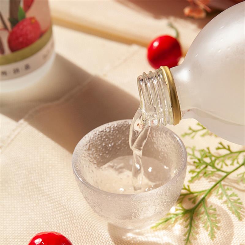 通明山 低度微醺网红高颜值水果酒 女士甜酒 荔枝味果酒 8度 330ml*1瓶装高清大图