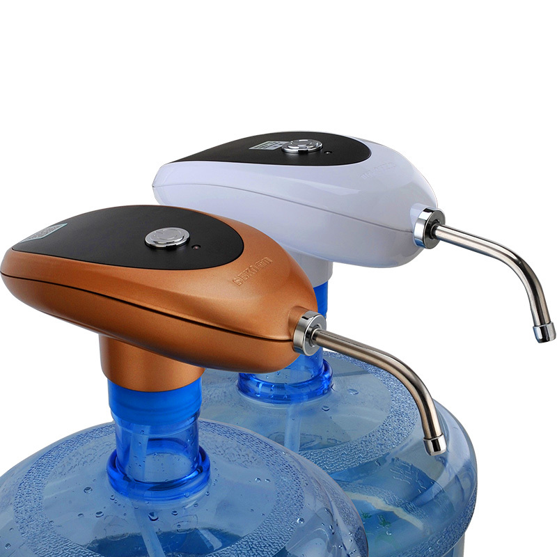 seko新功pl6抽水器电动加水器usb充电式矿泉水饮水机自动上水器白色