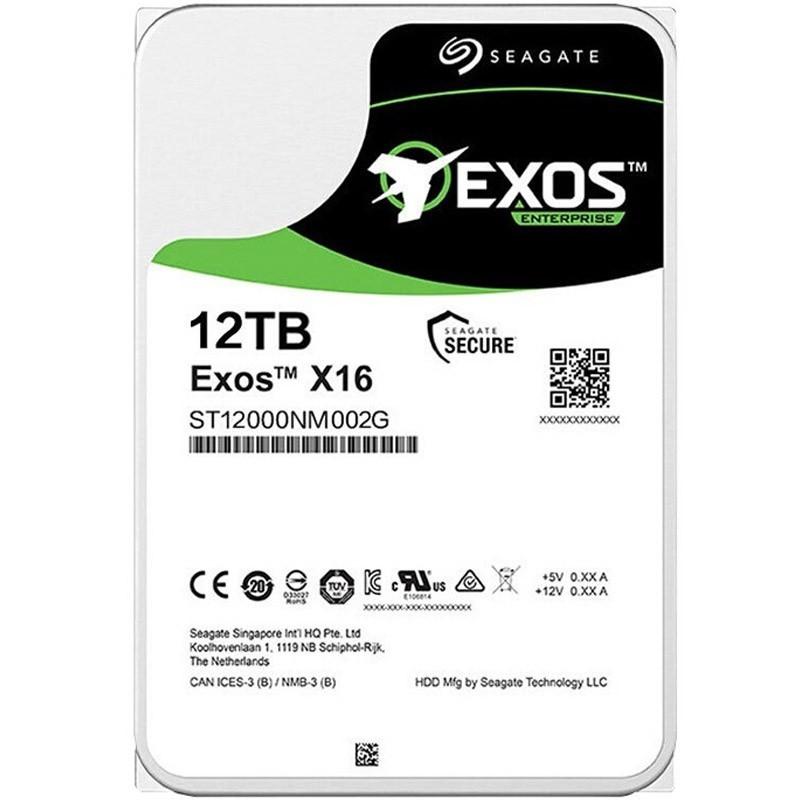 希捷 ST12000NM002G 3.5寸企业级硬盘 12TB