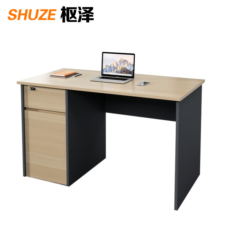 枢泽 单人工位桌 1200mm+椅子 套高清大图