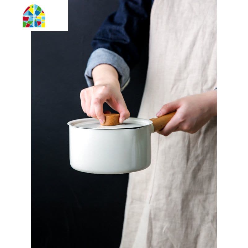 家用电磁炉炒菜锅不粘锅炒锅辅食锅奶锅平底锅煎锅三件套装 FENGHOU 30cm炒锅图片