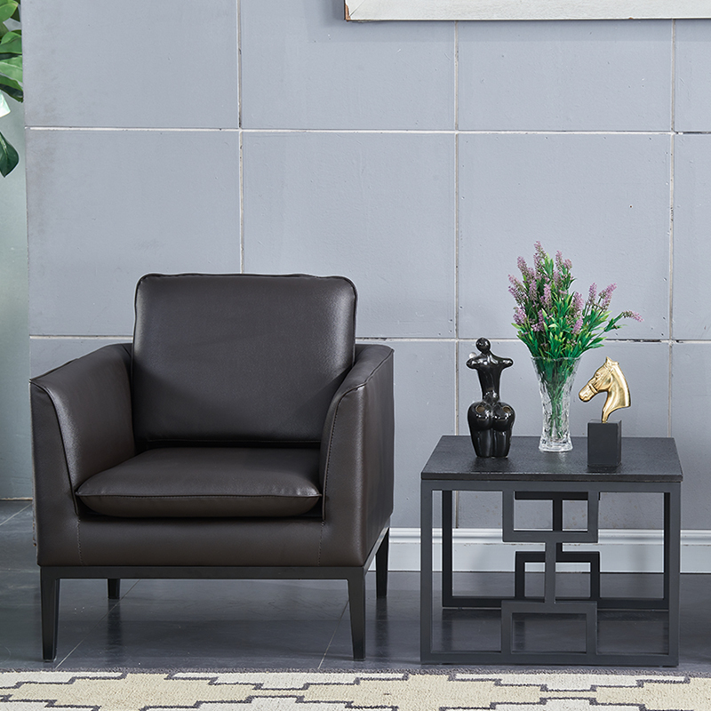 三能 办公家具简约现代办公沙发 接待办公室沙发茶几组合商务洽谈办公会客沙发高清大图