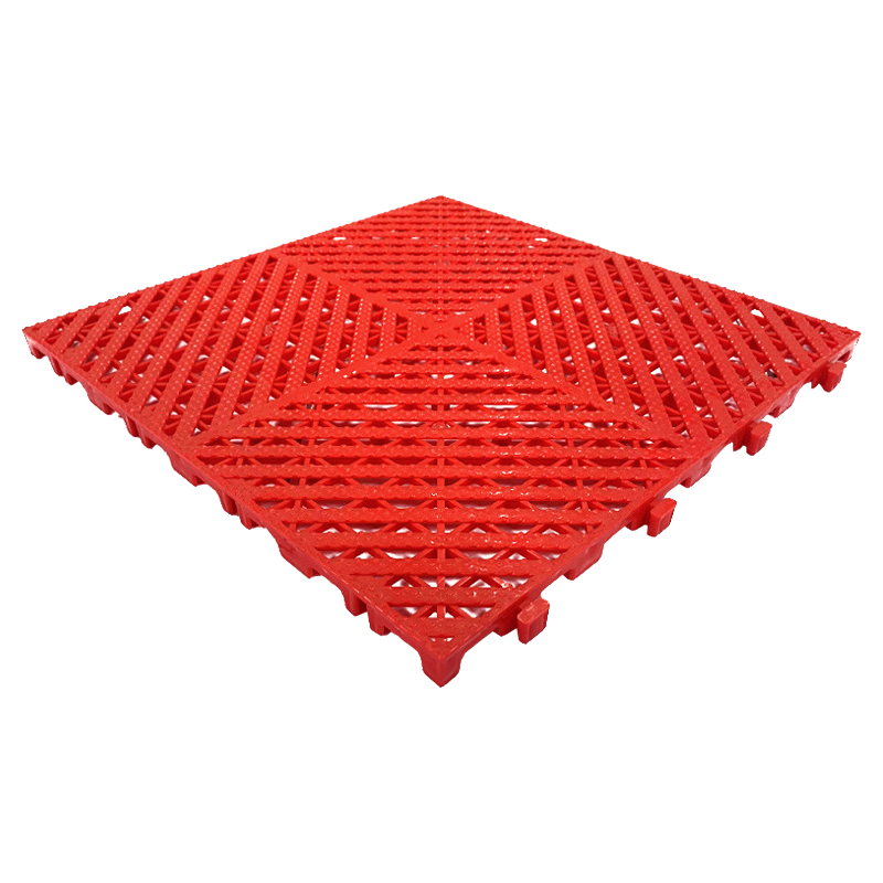 臻远 ZY3121305地格栅塑料拼接地板垫网格垫板 红色