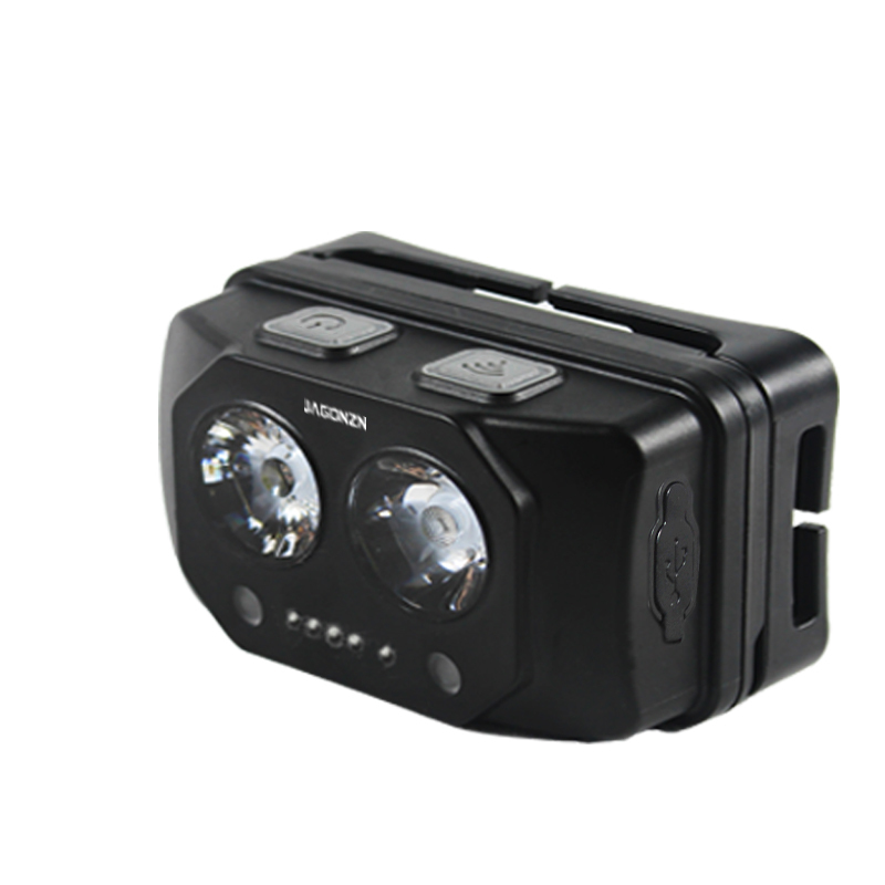 简工智能 BYL-06B GJ智能轻便头灯 3.7V 2×3W 6000K LED IP66 续航时间8h 台 黑