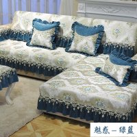 沙垫欧式夏季简约现代全包布艺坐垫巾罩四季通用防滑夏天沙套