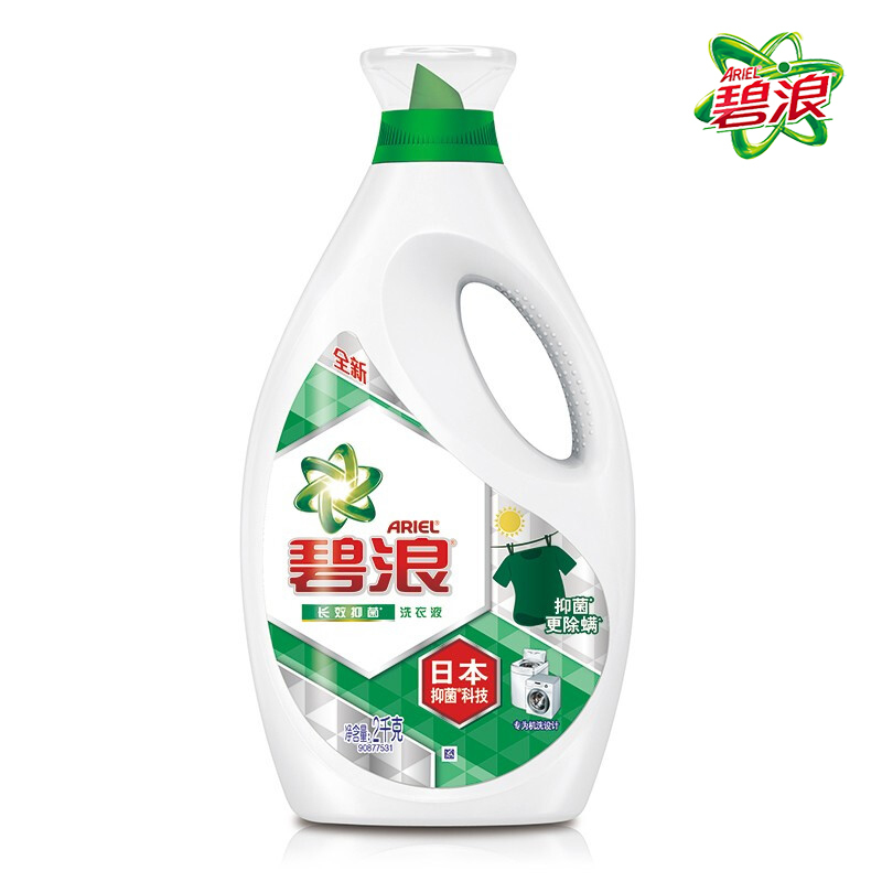 碧浪Ariel 9084 日本抑菌科技 日晒般清新抑菌更除螨 洗衣液2kg/瓶 6瓶装
