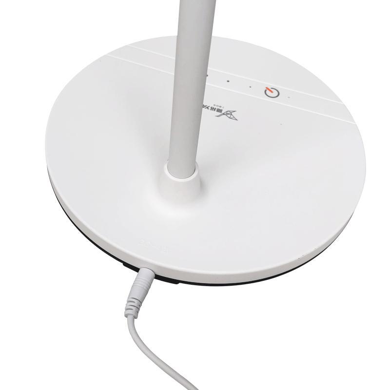 雅格(yage)YG-T402 LED折叠床头小台灯 护眼台灯充电插电两用式 大号(插电式) 白色生活日用
