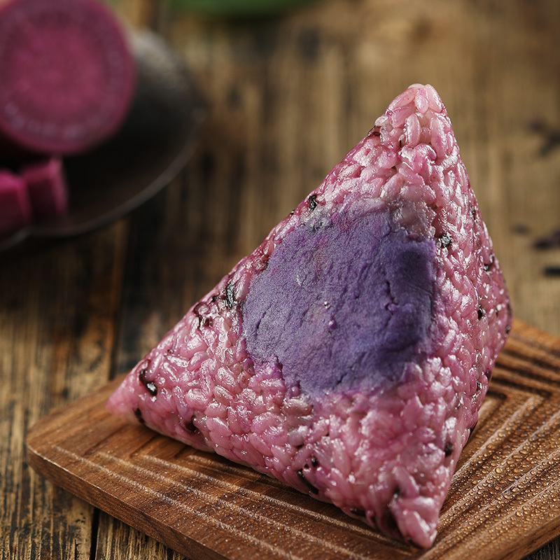 嘉华食品紫米紫薯粽礼袋300g地道嘉兴味道