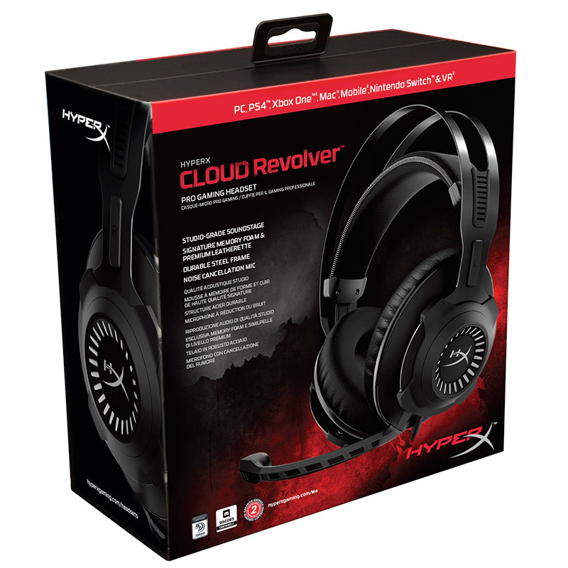 金士顿(Kingston) HyperX Revolver 黑鹰 专业FPS 绝地求生 “吃鸡” CSGO 游戏耳机