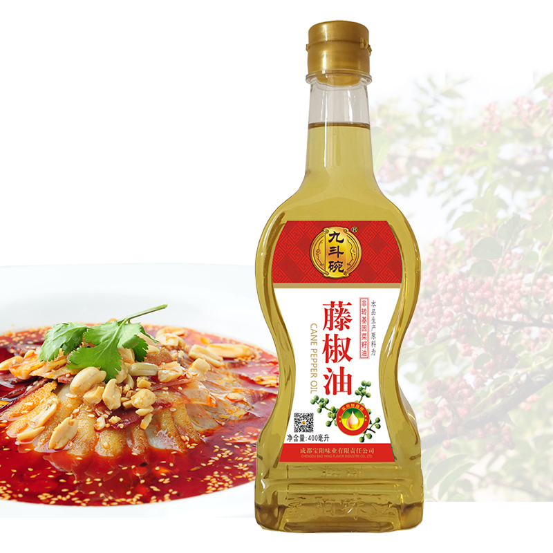 九斗碗藤椒油400ml家用调味油凉拌油火锅调味油