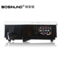 博斯顿(bosinund)Y-9手机家用投影仪高清办公商用LCD投影以家庭影院 无线同屏 蓝牙 3D智能WIFI安卓 无屏3D电视