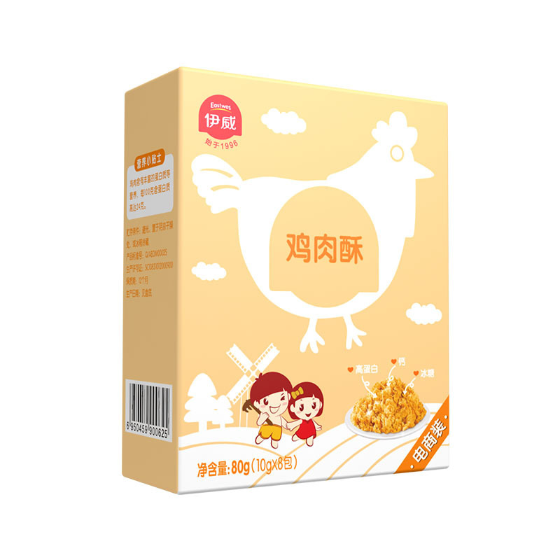 伊威儿童营养肉酥鸡肉酥80g