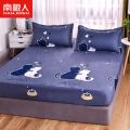 南极人床笠单件防滑固定床罩床套床垫保护套席梦思防尘套床单席思 200x220cm全包床笠 情侣猫AC