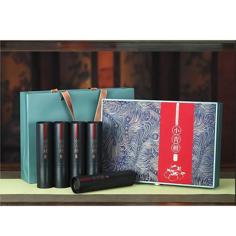 素言茶坊~孔雀礼盒30粒2010年新会小青柑高清大图