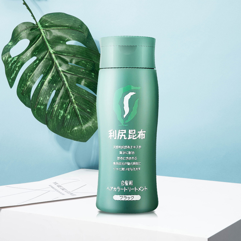 利Kao昆布 BrainCosmos 白发专用护理染发膏 黑色 200g 日本进口