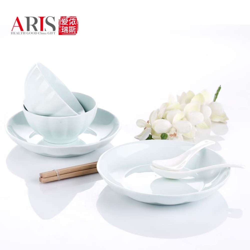 爱依瑞斯金瓜青瓷18头餐具套装AS-D1801H高清大图