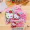 HelloKitty文件袋透明拉链防水卡通可爱A4A5B6票据夹文具办公笔袋 小号B6