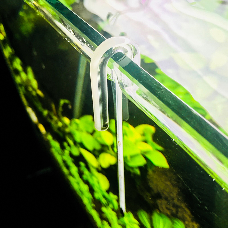 鱼缸水族箱缸龟缸海水缸玻璃温度计表拐棍水温计迷你挂钩温度计高清大图