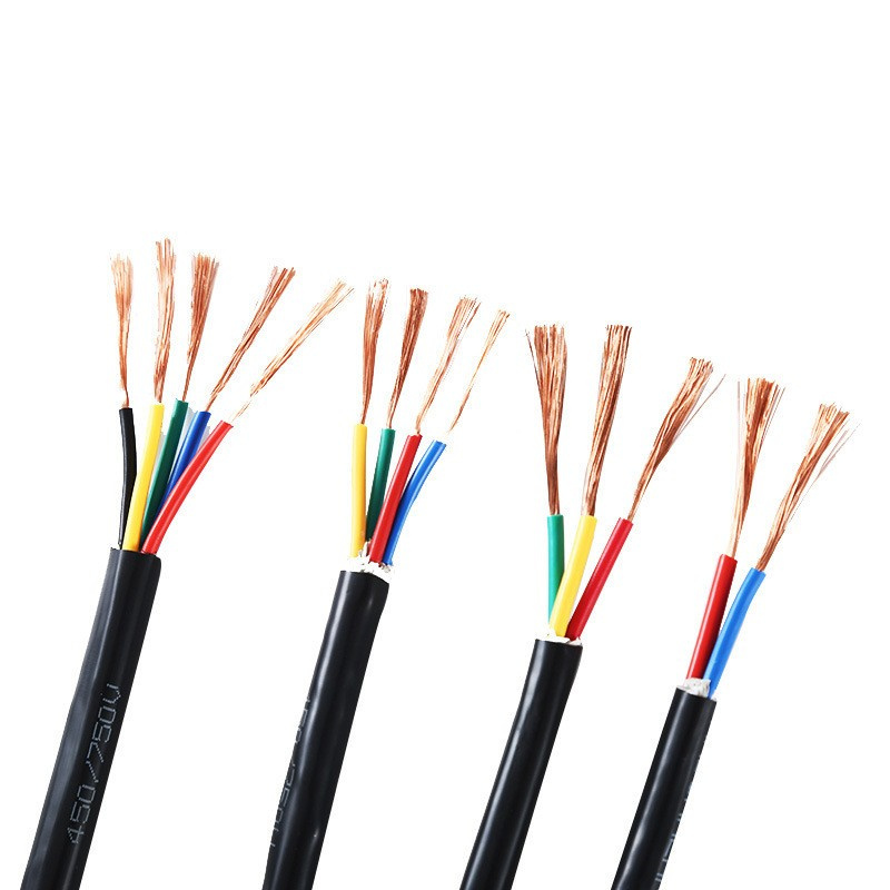 竹江电线电缆rvvp415平方国标4芯控制线100米视频