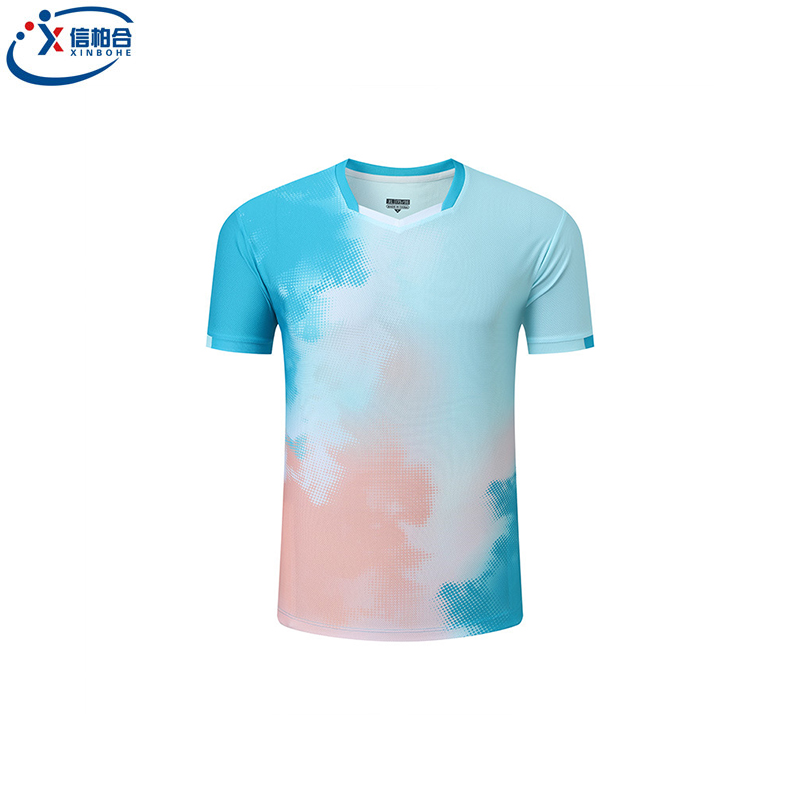 信柏合羽毛球服XH38/套高清大图