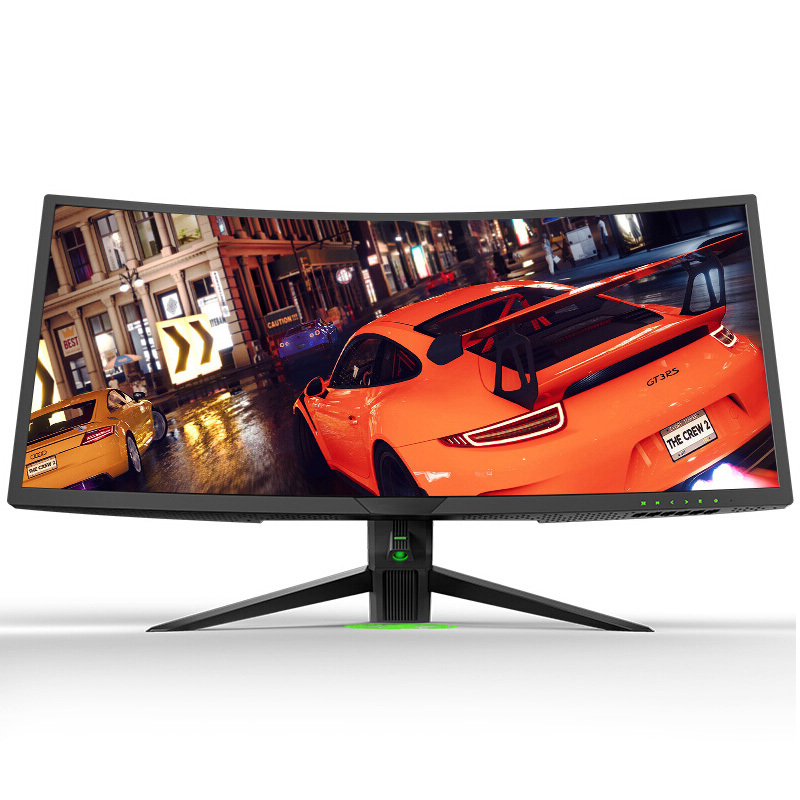 惠科hkcant341uc34英寸曲面电竞显示器100hz吃鸡游戏液晶电脑屏219