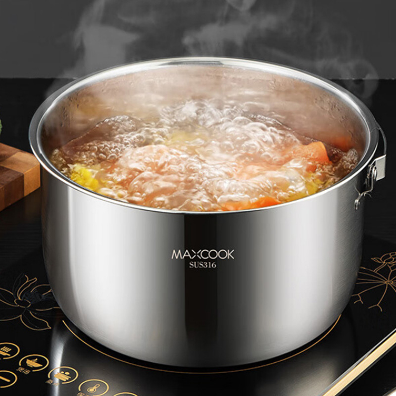 MAXCOOK美厨猪油盆4L不锈钢带盖带滤网MCWA7026滤存一体密闭防尘高清大图