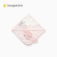 童泰TONGTAI孕婴童床上用品婴儿春夏纯棉抱毯初生儿外出抱被男女宝宝包巾无填充物