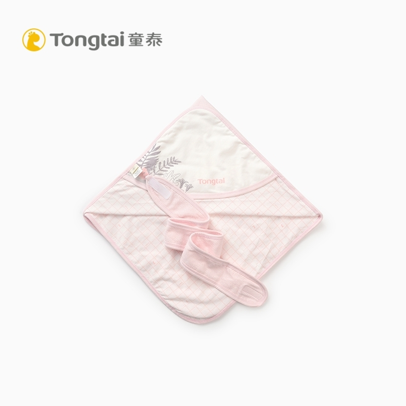 童泰TONGTAI孕婴童床上用品婴儿春夏纯棉抱毯初生儿外出抱被男女宝宝包巾无填充物