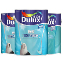 多乐士(Dulux)A741+A749 致悦无添加五合一 油漆涂料 内墙乳胶漆 墙面漆白色套装18L