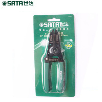 [苏宁自营]SATA/世达带刃口拨剥线钳子6英寸150mm多功能电缆剥皮器剥皮钳 91201