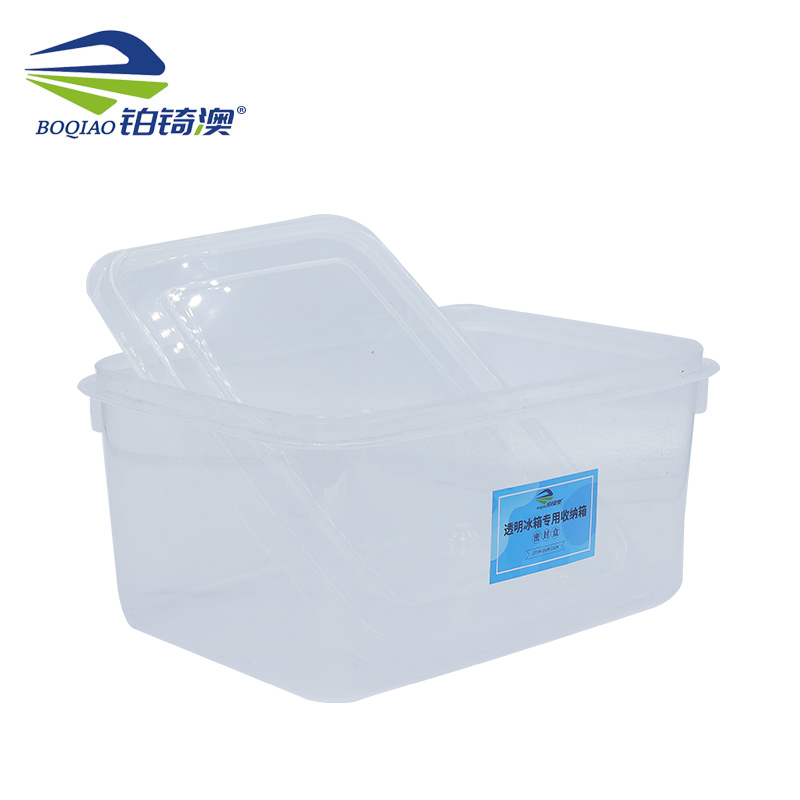 铂锜澳透明冰箱专用收纳盒 密封盒高清大图