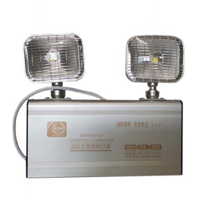 领航电器(LHDQ) LH3408 双头应急灯 8W 冷光 220V IP30 (计价单位：盏) 银色高清大图