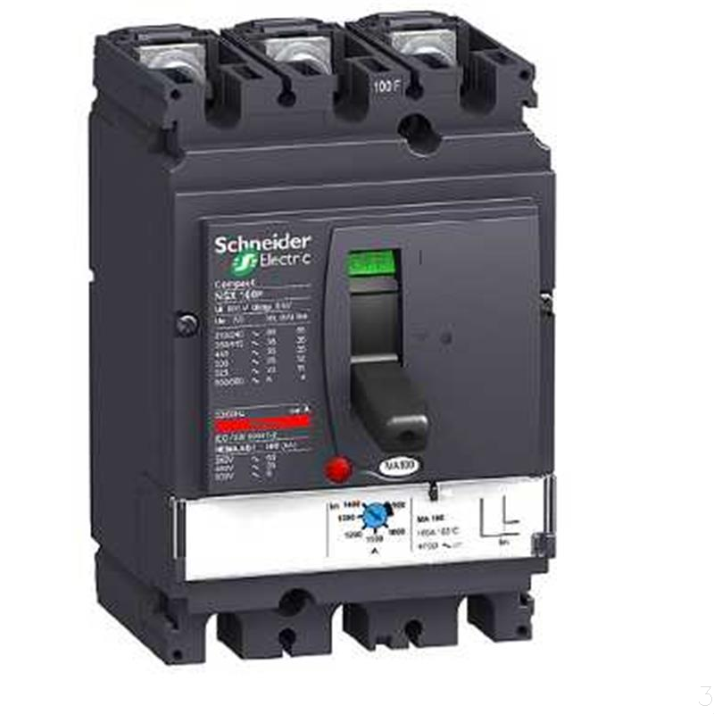 施耐德 Schneider Electric 电机保护塑壳断路器NSX100H MA2,5 3P3D
