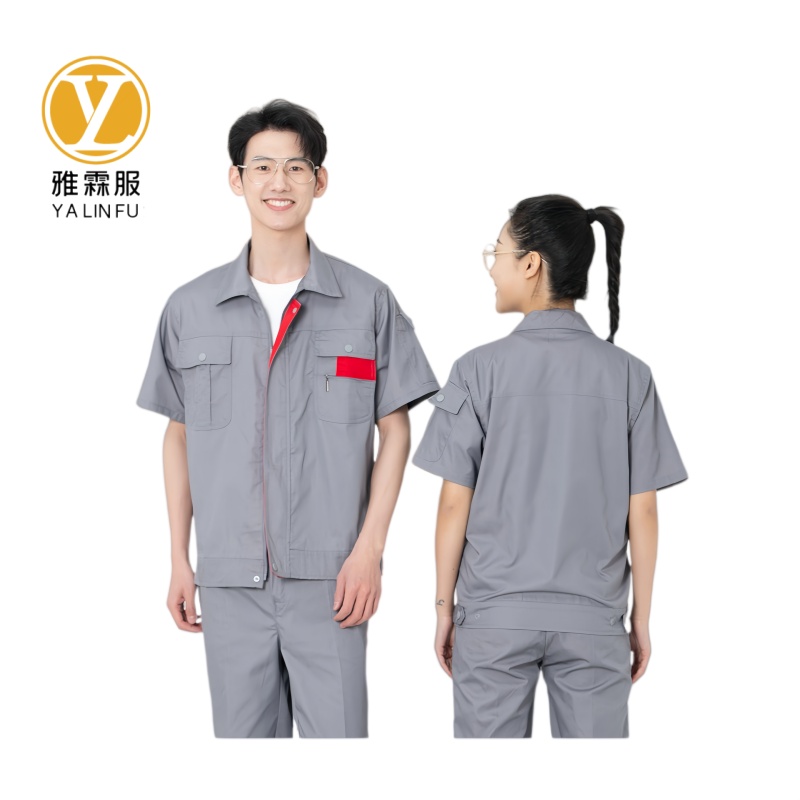 雅霖服 短袖工作服YLF25BS6656 备注颜色尺码 套高清大图