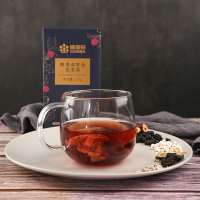 康恩贝茯苓酸枣仁茶 搭花草茶助百合膏丸睡眠夜交藤炒酸枣仁糕粉天然安神助失眠茶花草茶袋泡养生茶