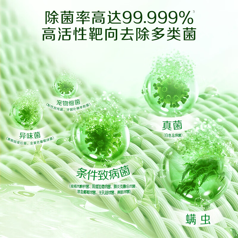 立白 卫仕除菌洗衣凝珠(雨林茶花) 300g(30颗)*2盒(组合装)高清大图