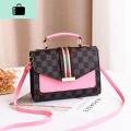 春夏上新小包包2020新款潮韩版女包女士手提包时尚百搭单肩斜挎包NEWLAKE 粉色-方块款