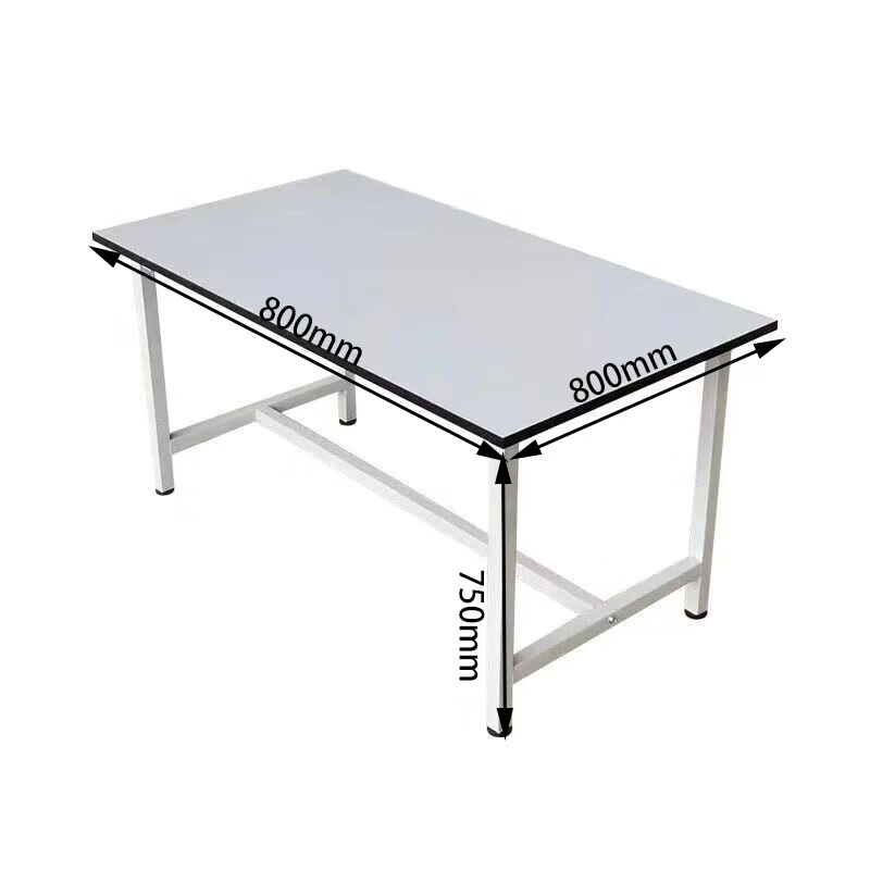 戴劲白板防静工作台车间流水线操作台快递打包检验台装配桌80*80*75高清大图