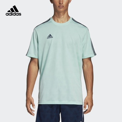 阿迪达斯(adidas)2019夏季TAN JQD JSY男士聚酯纤维创造者足球短袖球衣DT9423