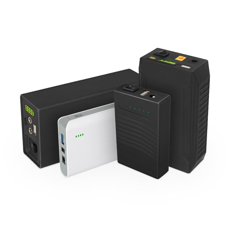 亿森能12V锂电池组大容量9V5V移动电源户外可充电锂电池 NB12V9V5V(19200mah)