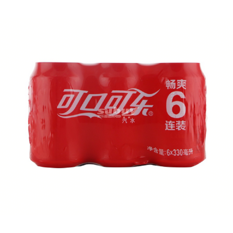 可口可乐330ml*6(塑料包)