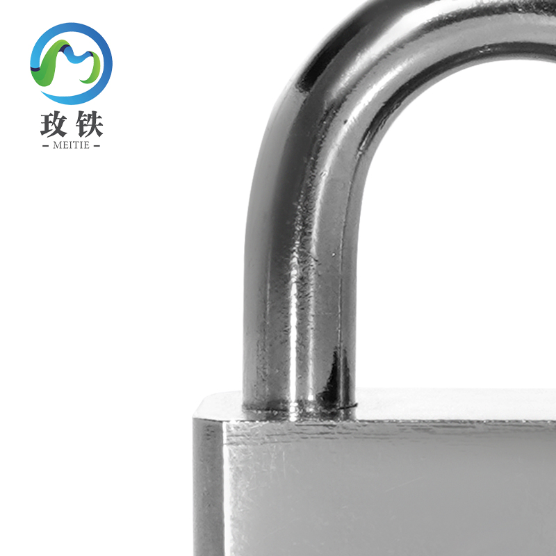 玫铁不锈钢挂锁配1把钥匙50短梁(通开)把高清大图