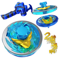 三宝超变战陀2爆甲战陀儿童陀螺玩具升级合金陀螺神炎龙vs疾风马陀螺竞技套装 升级合金陀螺309202
