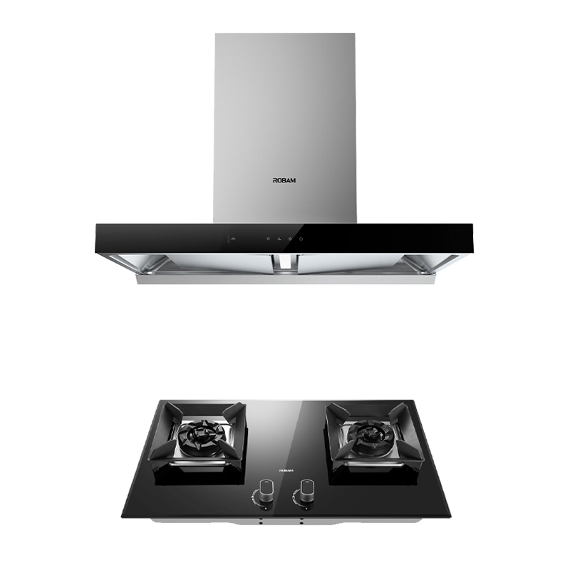 老板(robam)23m06欧式双腔变频烟灶套餐烟灶套装油烟机灶具套装60a5