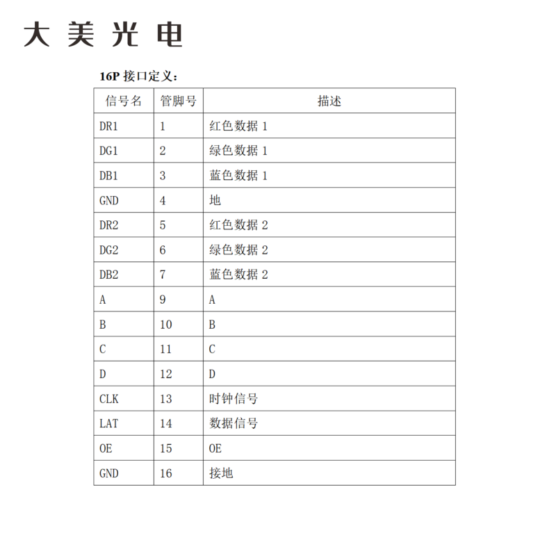 大美光电 LED显示屏转接板 HUB75B 1块高清大图
