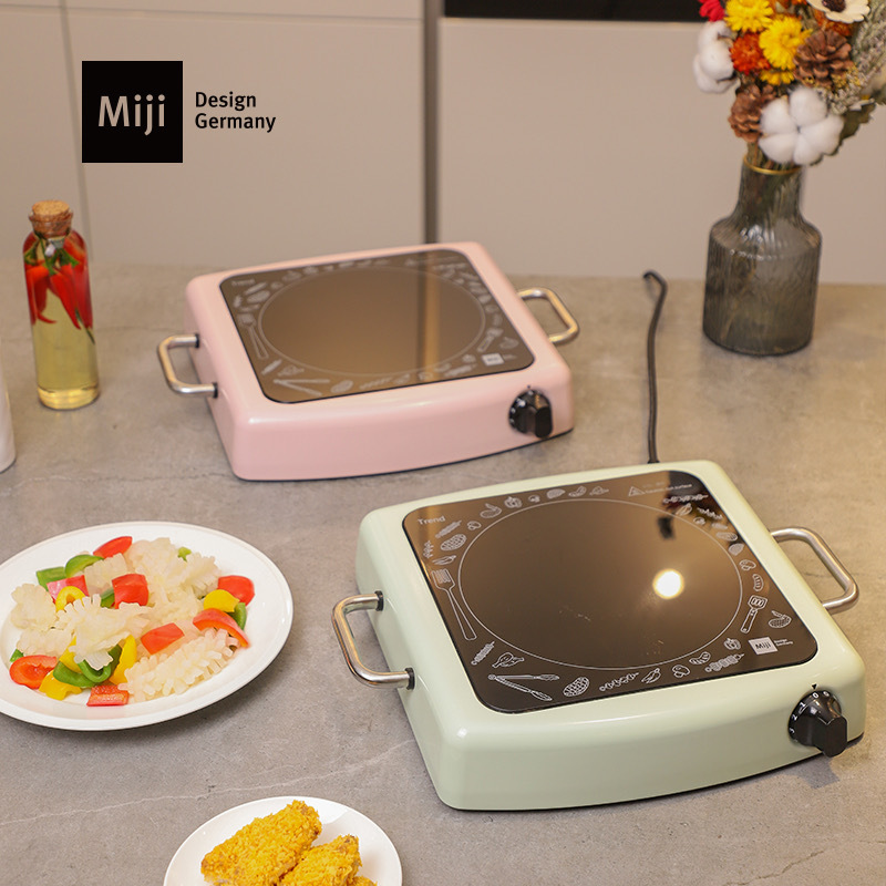 米技2024年新品德国米技电陶炉mijigalatrend方炉单圈极光绿家用大