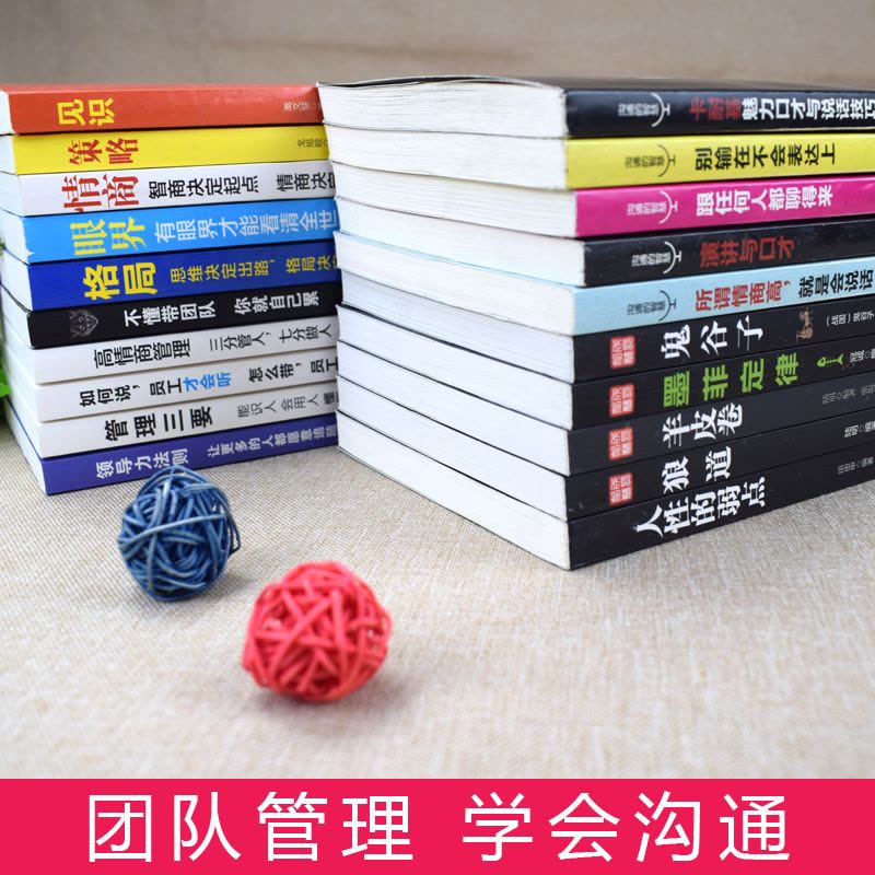 [醉染正版]领导者的成功法则20册 企业领导经营管理学方面的书籍 识人用制度管理三要不懂带团队你就自己累阿尔泰成功管理类图片